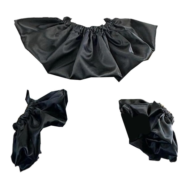 Conjunto de puños de cuello de payaso, fácil de usar, accesorio fotográfico para fiesta, disfraz de Halloween para festival Negro