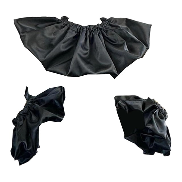 Conjunto de puños de cuello de , accesorio fotográfico, disfraz de Halloween para juego de rol de Negro