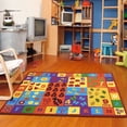 thumbnail image 4 of Furnish My Place 740 ABC With Numbers 9'x13'2" ABC Area Rug for Kids, Educational Alphabet Letter & Numbers, Anti-Skid Rubber Backing, Multicolor, 4 of 4