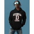 thumbnail image 2 of Georgia D League Sports Style Hoodie Men -Image by Shutterstock, Male 5X-Large, 2 of 4