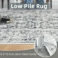 thumbnail image 6 of 2x6 Runner Rug Non Slip Carpet Runners for Hallway 6ft Fall Runner Rugs with Rubber Backing Rug Runner for Kitchen Bedroom Vintage Distressed Rug (Brick Red), 6 of 6