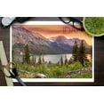 thumbnail image 3 of Idaho, Lake and Peaks at Sunset (9x12 Wall Art Print, Home Decor), 3 of 3