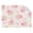 Pink-strawberries (2), variant on 31"x41" Super Soft Blanket with Double Layer Dotted Backing Cozy Dotted Fleece Blanket, Pink-strawberries (2) Printed