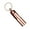 Rose Gold, variant on Silver Silver Match Lighter With 10000 Strikes Waterproof Feature And Portable Keychain For Convenient Outdoor Activities