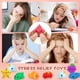 thumbnail image 5 of Outee 40 piezas Mochi Toys Favores de fiesta para niños Mochi Animals Toys Juguetes Kawaii a granel para animales Cat Fidget Toys con caja de regalo Cosas lindas Bolsas de regalos Juguetes antiestrés, 5 of 5