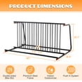 thumbnail image 3 of Bike Floor Bike Rack Easy - Assembly Modern Metal  Sleek Freestanding Bike Organizer For Garages Streets Storefronts  Schools, 3 of 21