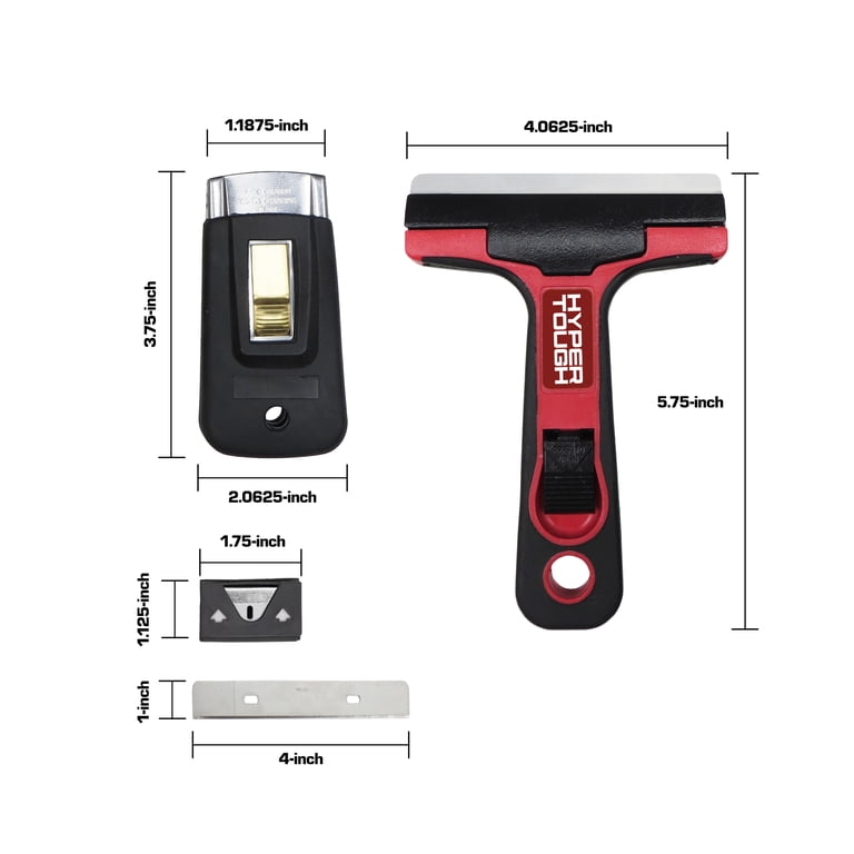 Hyper Tough Glass and Tile Scraper Kit with Replacement Blades photo 5