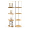 thumbnail image 3 of Furinno 2-99811BE Turn-N-Tube 5-Tier Corner Multipurpose Display Shelves, Set of 2, 3 of 4