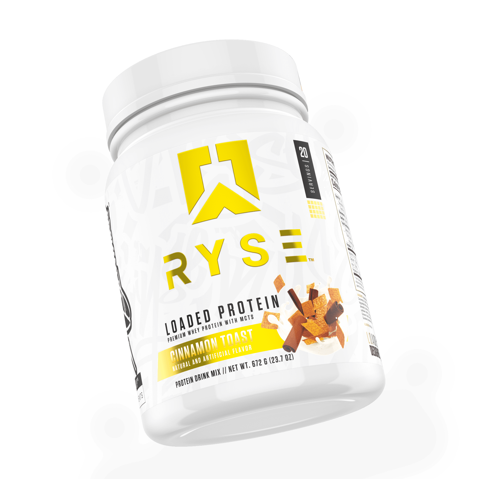 Ryse Loaded Protein Protein Drink Mix, Cinnamon Toast - 907 g