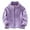 Purple, variant on Coerni Toddler Baby Fleece Jacket Boys Girls Full Zip Fleece Jacket Kids Long Sleeve Coat with Pockets Fall Winter Outerwear