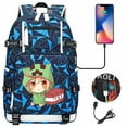 thumbnail image 1 of Minecraft Backpack Travel Bag with USB Student Bag, 1 of 5