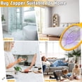 thumbnail image 3 of Bug Zapper,Mosquito Zapper Indoor Outdoor Electric Fly Swatters Battery Powered Mosquito Killer Bug Zapper Racket Handheld Insect Fly Trap for Home Bedroom Kitchen Backyard(2 Pack,Black), 3 of 6