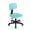 Turquoise, variant on Homylin Home Office Desk Chair for Teens Boys Girls, 360 Swivel Armless Task Chair Cute Study Desk Chair with Breathable PP Low-back