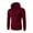 #012 Wine-A1, variant on Nestiefly Men's Cotton Casual Hoodies Sweatshirts Fashion Long Sleeve Drawstring Fleece Pullover Hoodie with Pockets Dark Green 2XL