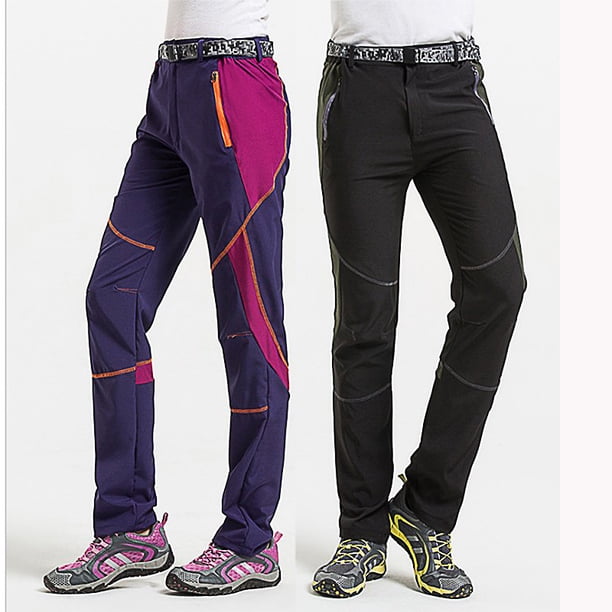 Pantalones deportivos al aire libre de secado rápido, pantalones de montañismo finos y transpirables para hombres y mujeres, pantalones elásticos, pantalones de secado rápido