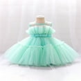 thumbnail image 2 of Girl Sleeveless  Neck Ruffled Princess A-Lined High Waist Dress, 2 of 9