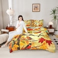 thumbnail image 4 of Castle Fairy Animal Birds Twin Comforter Sets,Fall Tree Leaves Bedding Set, 4 of 8