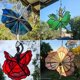thumbnail image 4 of Dama Bailando Vidrieras Spinner Al Aire Libre Colgante Decoración Decoraciones de Jardín Viento Spinner Ouddoor Mariposa B, 4 of 5