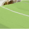 thumbnail image 7 of DNG Creations 4 Piece Pom Pom Sheet Set 100% Egyptian Cotton, White Pom-Pom Fringe Solid Pattern 15 Inch Deep Pocket ( Solid Sage - California King ), 7 of 7