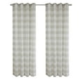 thumbnail image 7 of Loft Living Bella Light Filtering Grommet Indoor Curtain 52 x 84 in Taupe, 7 of 7