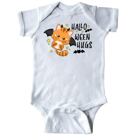 

Inktastic Halloween Hugs with Cute Vampire Cat Bat Gift Baby Boy or Baby Girl Bodysuit