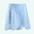 thumbnail image 3 of 1PC Girls Dancing Dress Falda Party Performance Dress Niños Ballet Training Falda (Azul cielo, talla L), 3 of 4
