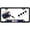 Black, variant on U.S. Navy Narrow Top License Plate Frame with Fly Navy Naval Aviation Insert and Caps, Black