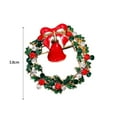 thumbnail image 4 of hengtong 6xElegant Christmas Brooch Pins Lapel Brooch for Clothes suits Decoration Wreath Wind Chime, 4 of 9