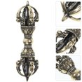 thumbnail image 4 of 1 pieza de mortero Vajra de latón único, adorno Dharma de latón, artesanía retro de latón, decoración para el hogar, 4 of 6