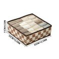 thumbnail image 3 of CJiaWei Cloth Storage Organizer For Socks Foldable Compartment Home Textile Storage For Living Room And Bedroom, 3 of 4