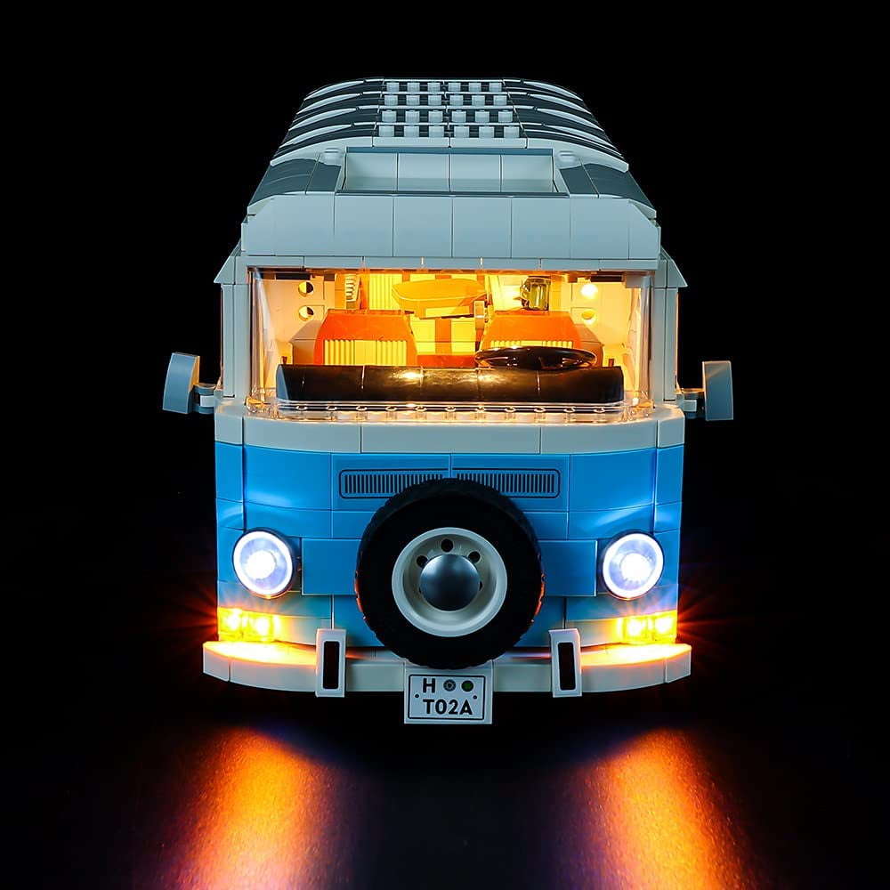 Dobegin Led Lighting Kit only - Lights Set Designed for Lego Volkswagen T2 Camper Van 10279 Building Kit - No Model (Classic Version)