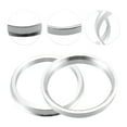 thumbnail image 3 of Unique Bargains 2 Pcs 60.1mm to 64.1mm Universal Car Hub Centric Rings Silver Tone, 3 of 6