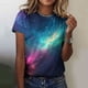 thumbnail image 1 of TaTaai Unisex Casual Tee: Breathable Cotton Short Sleeve T-Shirt, Crew Neck Loose Fit Top with Astronomy Graphic for Men Women Gift, 1 of 6