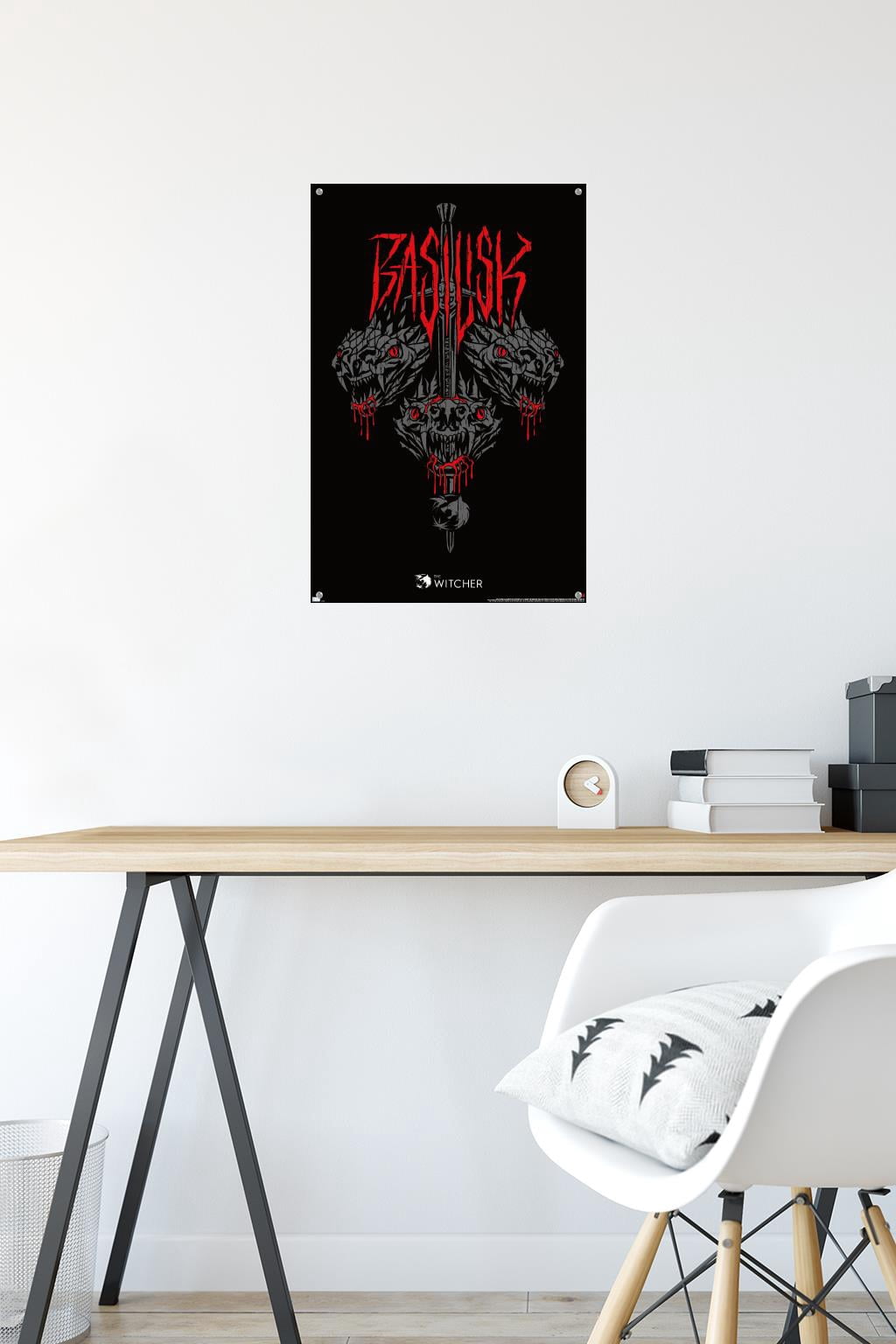 Netflix The Witcher Season 2 - Basilisk Wall Poster with Pushpins, 14.725" x 22.375"