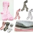 thumbnail image 1 of 3 Paires de Collants Chauds en Coton pour Bébés Filles, 1 of 7