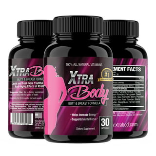 Booty XXL super Butt and hip enhancement supplements. Visible