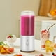 thumbnail image 3 of Vaso exprimidor portátil 500ml USB Licuadora personal recargable | Hoja de acero inoxidable ligera y fácil de limpiar | Smoothie Maker Apto para viajes | Uso sin cargo | Cerradura segura, 3 of 3