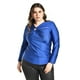 thumbnail image 1 of Blusa con abertura asimetrica Roman Fashion /Tallas Extras, 1841 (Azul rey) azul 36, 1 of 6
