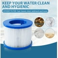 thumbnail image 2 of FICISOG Hot Tub Replacement Filter Cartridges for Inflatable Hot Tub Spa, Outdoor Hot Tubs Filters Cartridge (12-Pack), 2 of 6