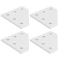 thumbnail image 3 of Placa de unión exterior de 4 piezas con refuerzo de conexión de aluminio de 5 orificios, conexión en ángulo recto, forma 2020L, 3 of 14