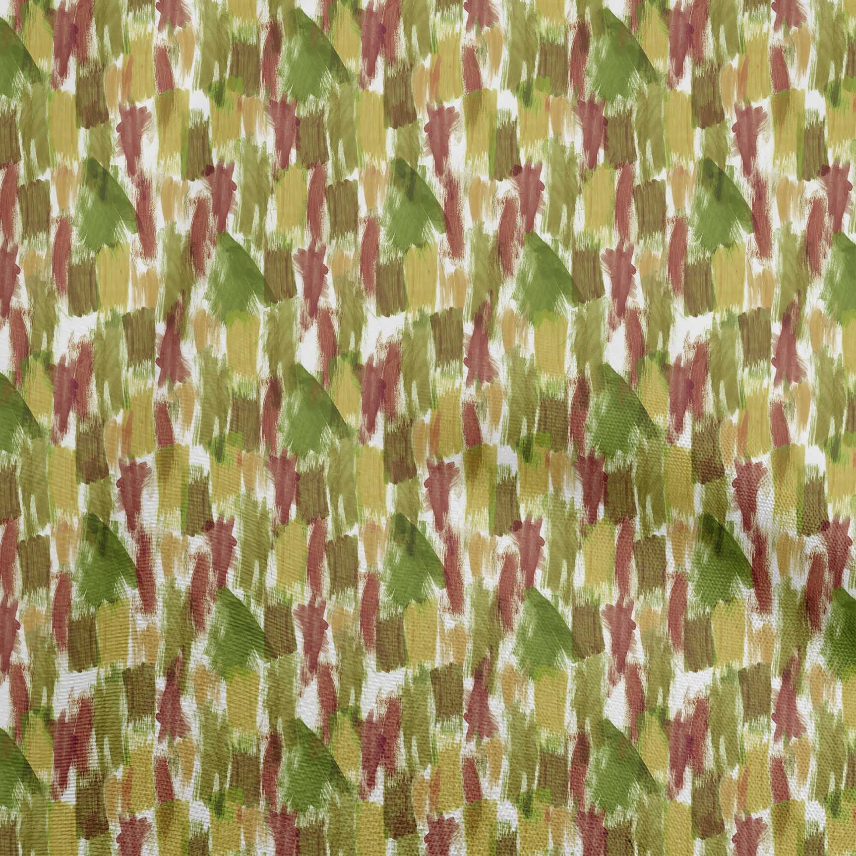 Pear Material oneOone Velvet Pear Green Fabric Abstract Watercolor Texture Sewing ...