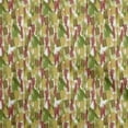 thumbnail image 1 of oneOone Velvet Pear Green Fabric Abstract Watercolor Texture Sewing Material Print Fabric By The Yard 58 Inch Wide, 1 of 5