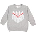 thumbnail image 2 of Inktastic Ten Pins for Bowling Toddler Sweatshirt, 2 of 4