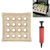 Tutuviw Inflatable Seat and Chair Cushions,Pressure Relief Waffle Cushion,Wheelchair Cushions for Pressure Relief,Long Sitting Office Chairs Car Seats,Comes with 1 Air Pumps, Portable and Comfortable
