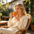 thumbnail image 5 of Season Ceramic Mug Pumpkin Drink Cup With Glossy Body And Green Vine Handle For Coffee And Moments Pumpkin Ceramic Mug Coffee Fall Autumn Cup Halloween Thanksgiving Cocoa Cider, 5 of 6