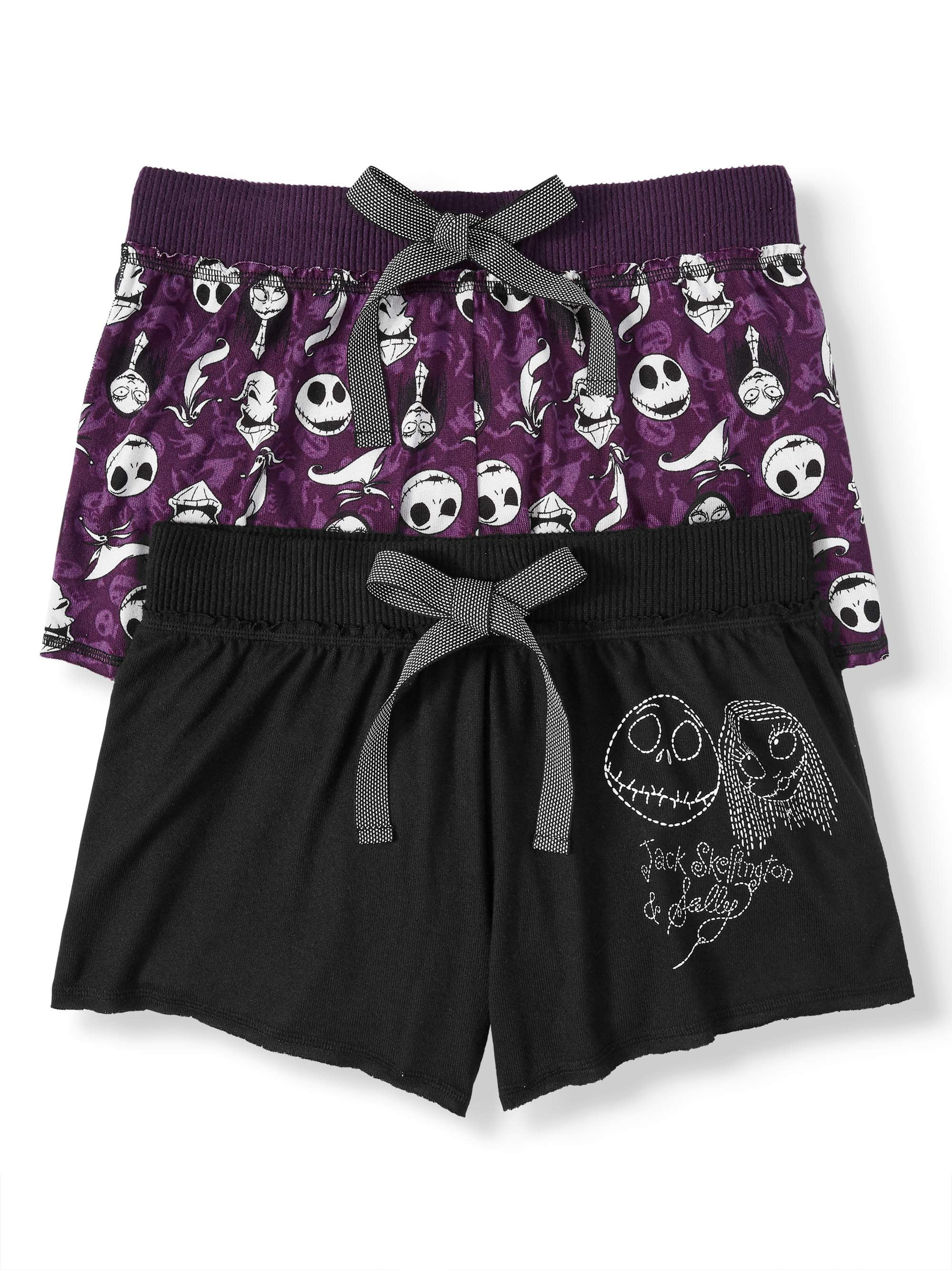 Nightmare Before Christmas Women's and women's Plus 2pk Boxers Pajama