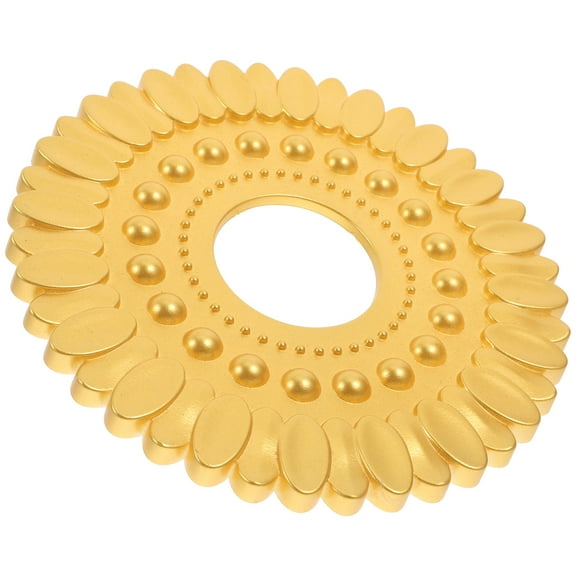 Amosfun Ps Material Round Ceiling Medallion Decorative Lighting Mounting Plate