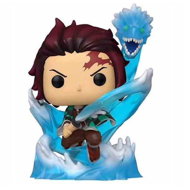 Demon Slayer Anime figura Kamado Tanjirou luminosa Hashibira Inosuke figuras de acción versión Q regalo para niños juguete coleccionable