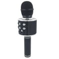 thumbnail image 1 of keepw Wireless Mic Microphone Handheld LED Light Bluetooth Player Mic Speaker black, 1 of 5