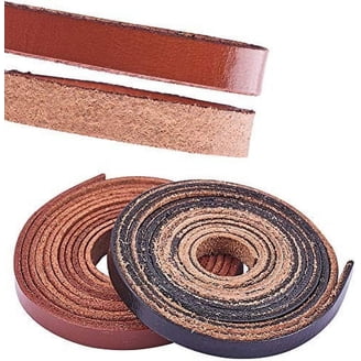 ELW Brown Tooling Leather Straps 1/2